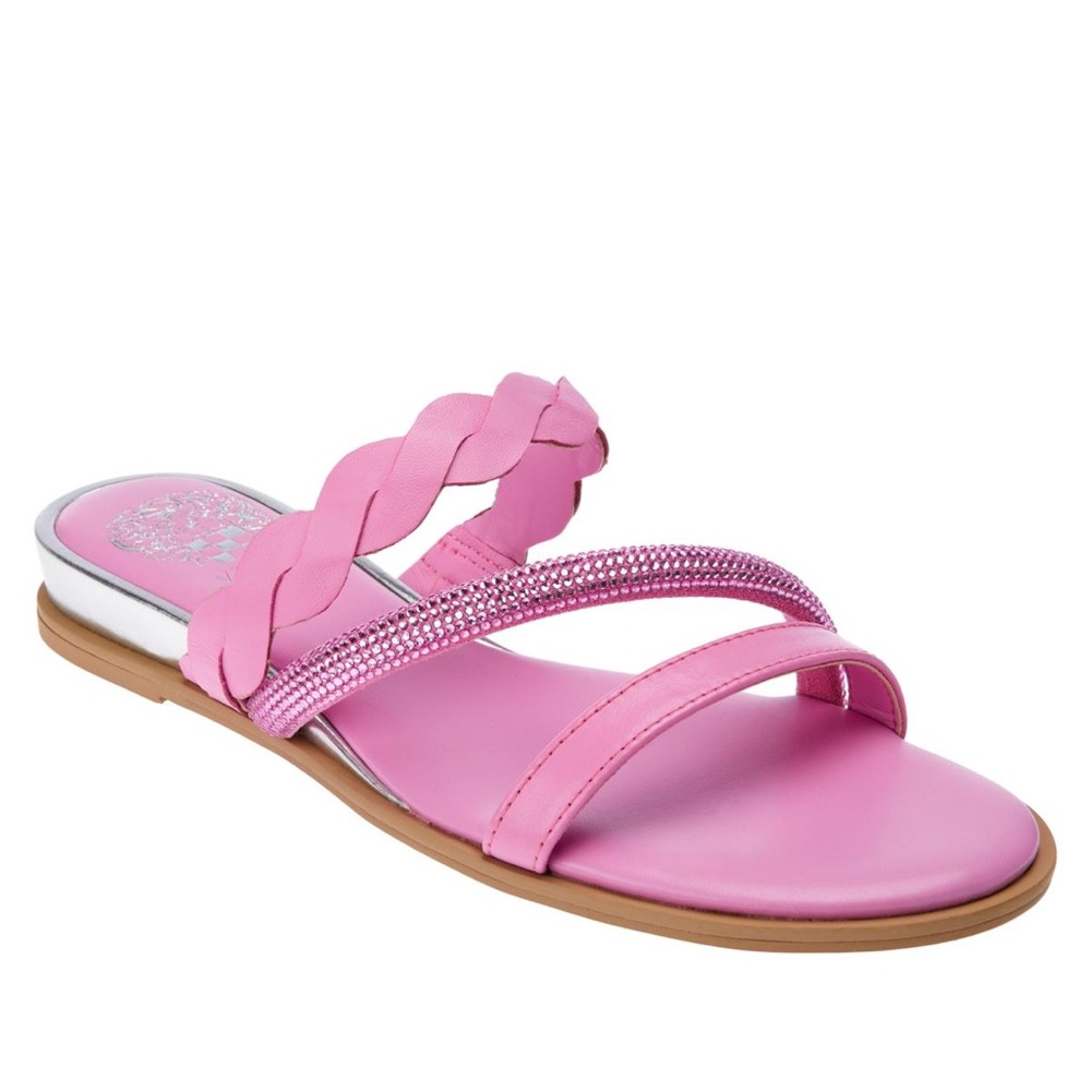 New Vince Camuto Aruelle Leather
Jeweled Sandal
